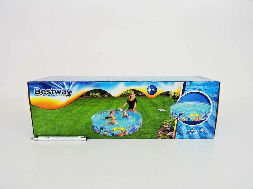 Ramstinis baseinas Bestway Fill N Fun Odyssey 55030, 183x38 cm, mėlynas