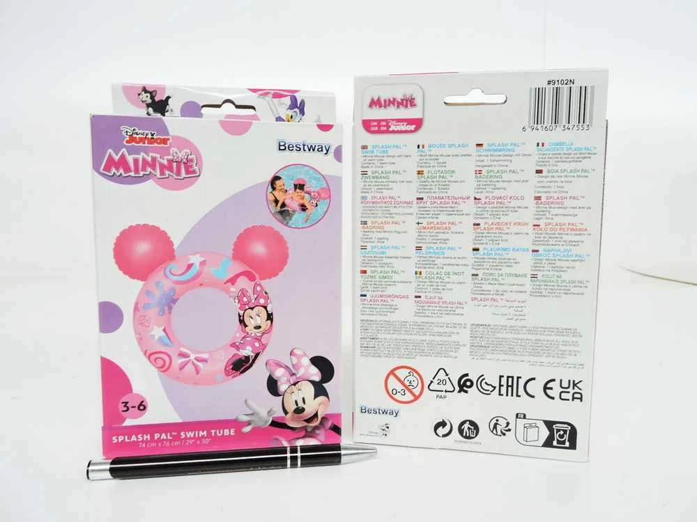 Pripučiamas ratas Bestway Minnie 9102, rožinis, 76 mm