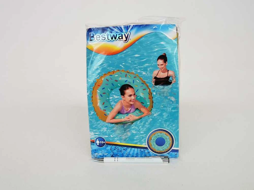 Pripučiamas ratas Bestway Donut 36300, rudas/žalias, 910 mm