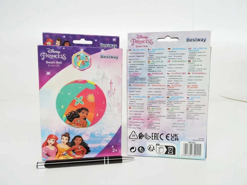Bestway Princess pripučiamas kamuolys 51 cm 91042