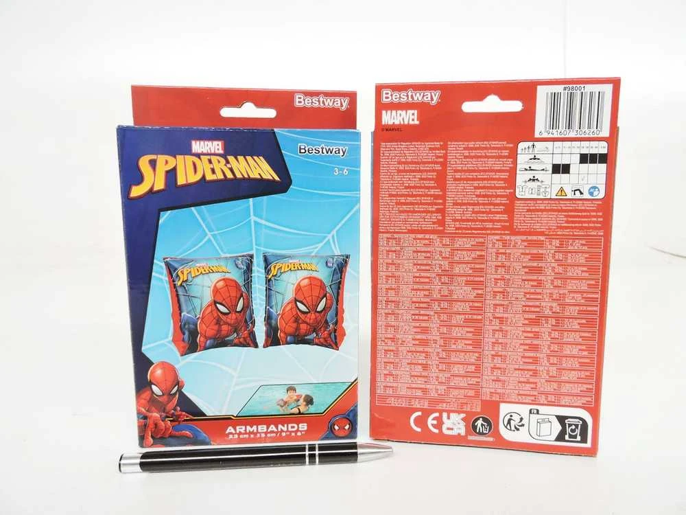 BESTWAY plaukimo rankovės Spiderman 23x15cm, 98001
