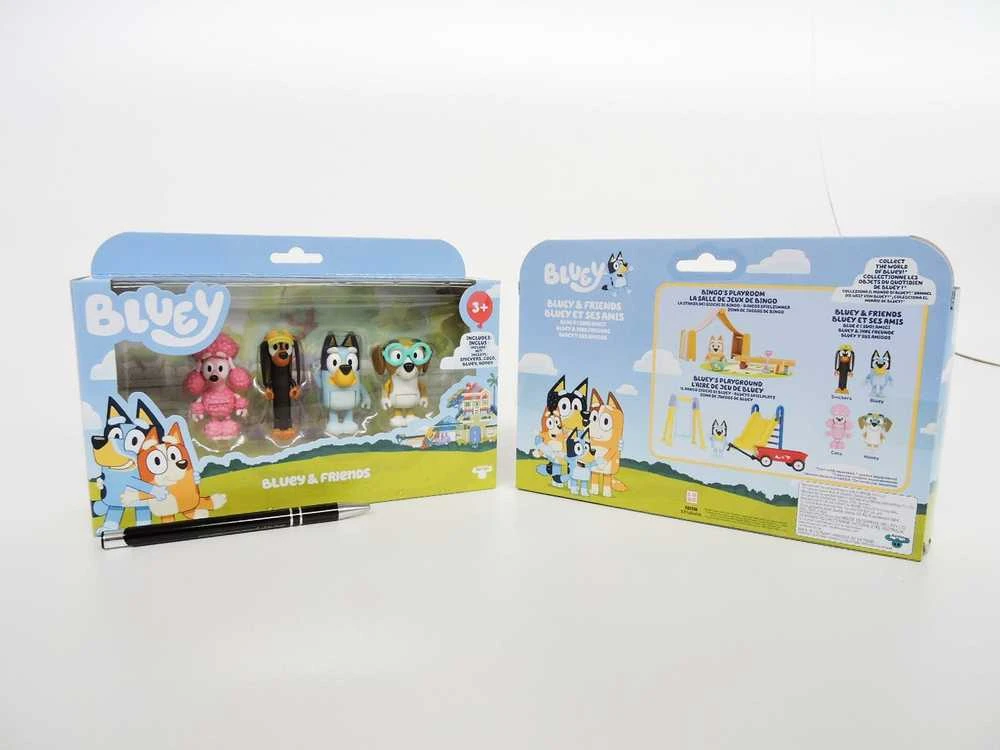 TM Toys Bluey - 4 figūrėlių rinkinys - Bluey ir draugai (90202)