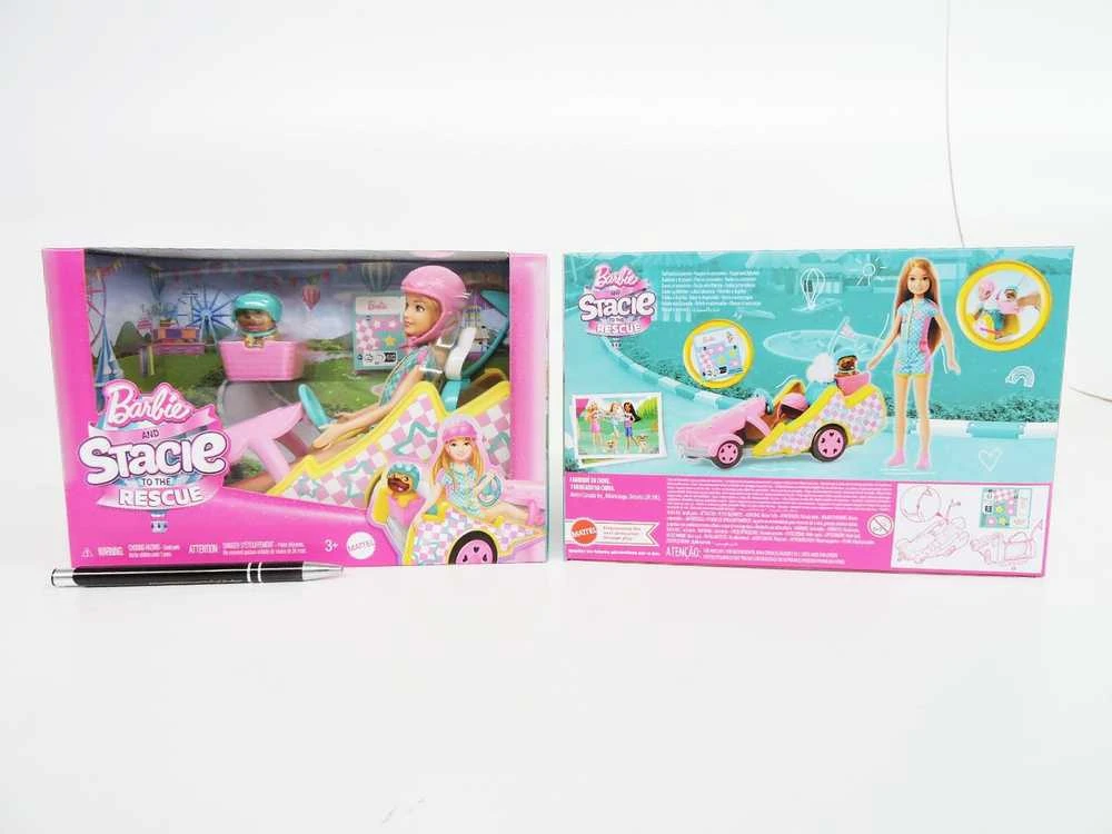 Mattel Barbie Stacie su kartingu HRM08