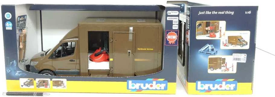 BRUDER MB Sprinter UPS su vairuotoju ir priedais, 02678