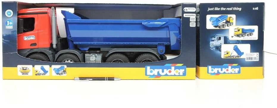 BRUDER 03621 Mercedes-Benz savivartis su pakeliama priekaba