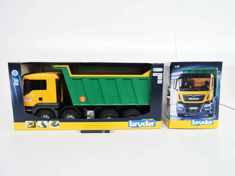 BRUDER 1:16 MAN TGS savivartis sunkvežimis, 03766