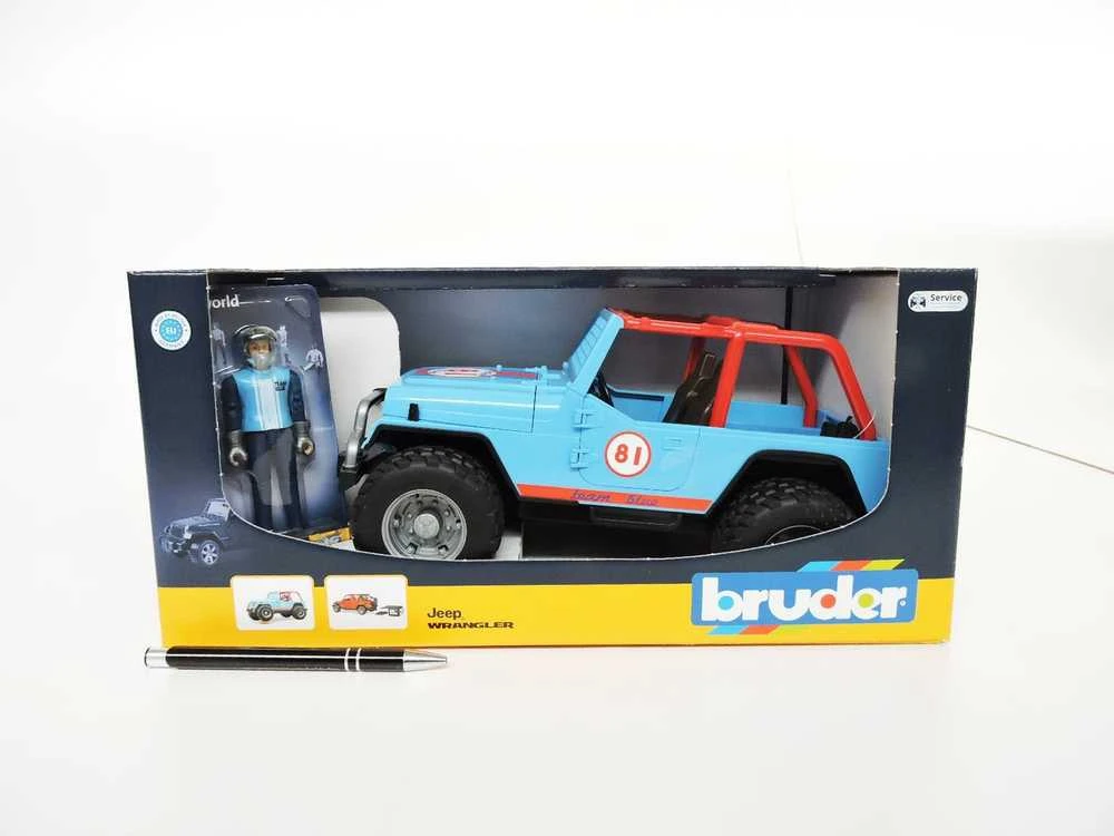 BRUDER džipas su figurėle, 2541