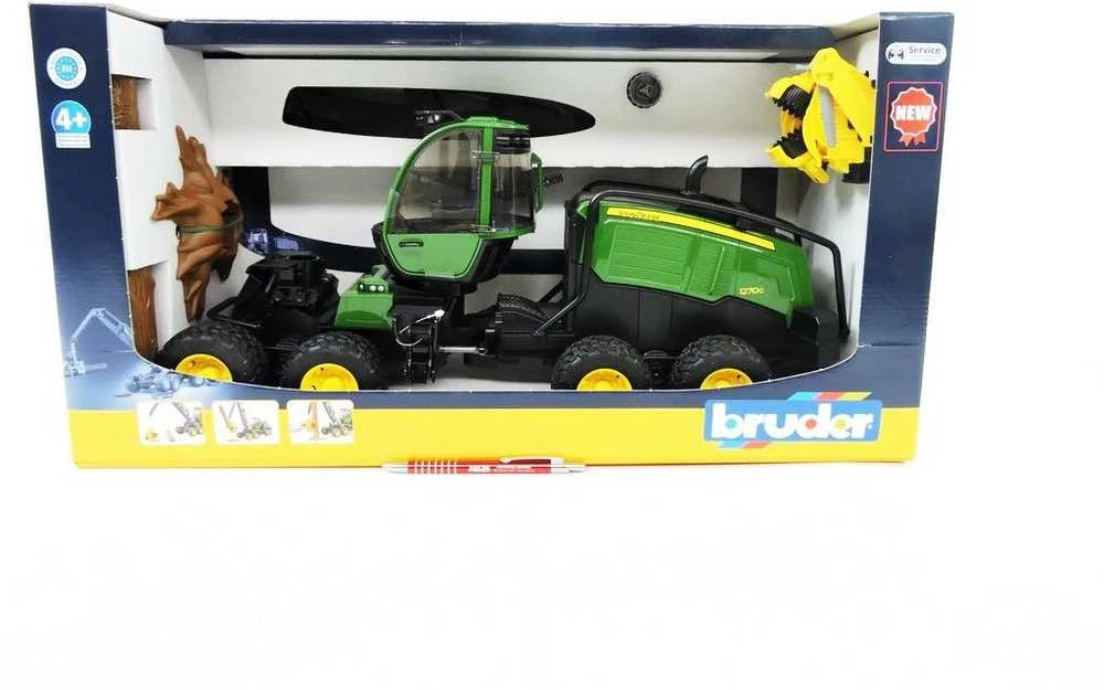 BRUDER medkirtė John Deere 1270G su rąstu, 02135