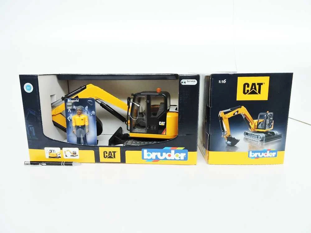 Bruder Minikoparka CAT BR-02466 geltona