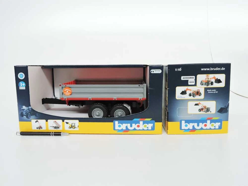 Priekaba BRUDER raudona 02019