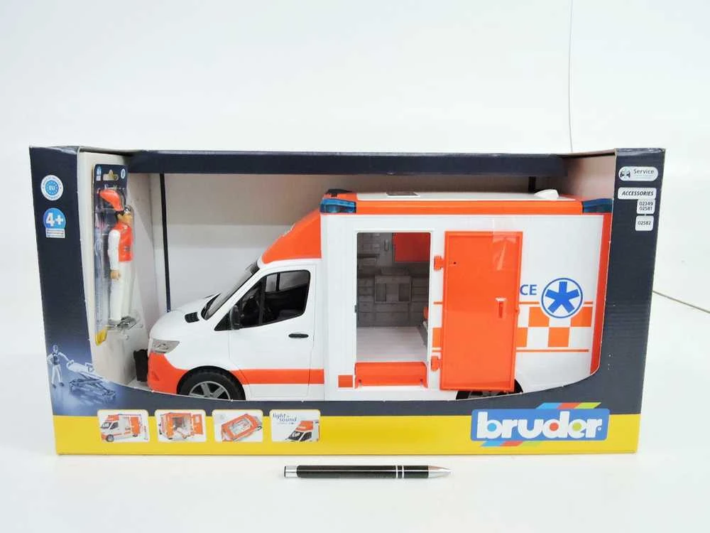 BRUDER MB Sprinter greitoji pagalba su vairuotoju, 02676