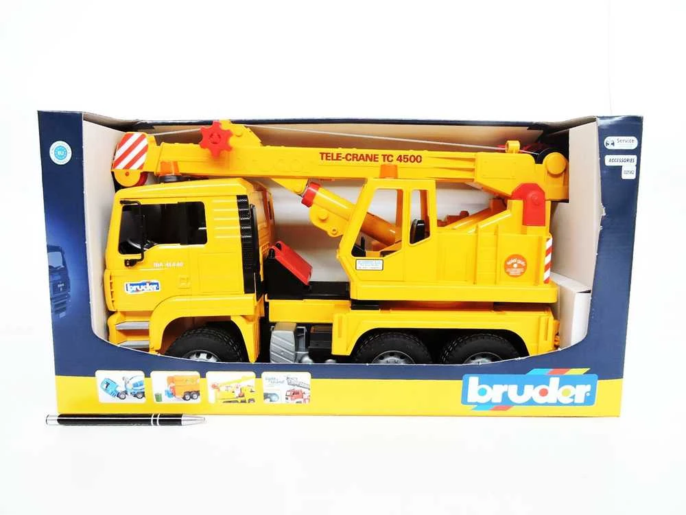 BRUDER sunkvežimis auto su kranu, 02754