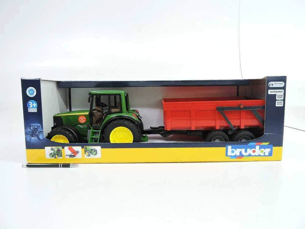 BRUDER John Deere 6920 su priekaba 02057
