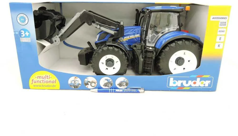 BRUDER traktorius su krautuvu New Holland T7.3315, 3121