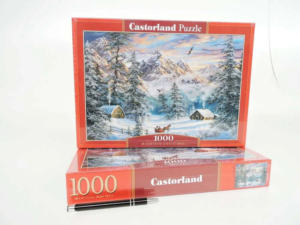 Castorland Dėlionė 1000 vnt. - Žiema kalnuose