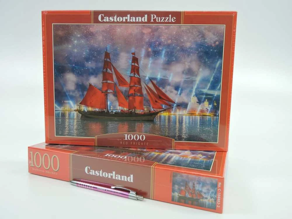 Castorland Dėlionė 1000 vnt. - Raudonas laivas