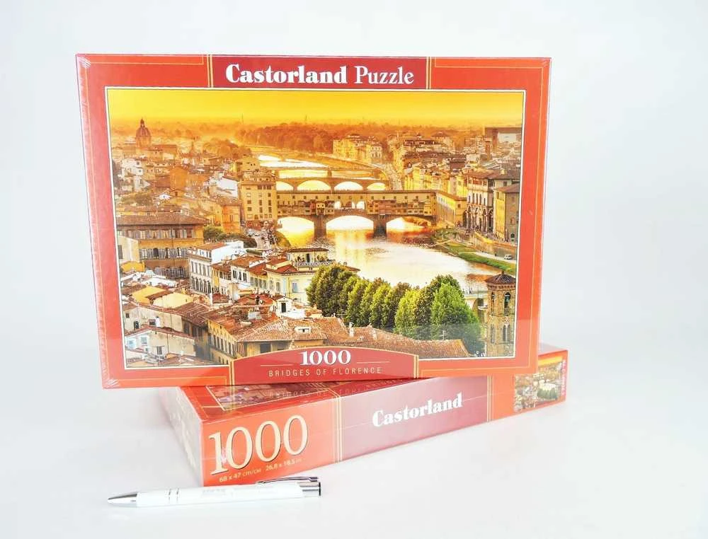 Castorland Dėlionė 1000 vnt. - Florencijos tiltai