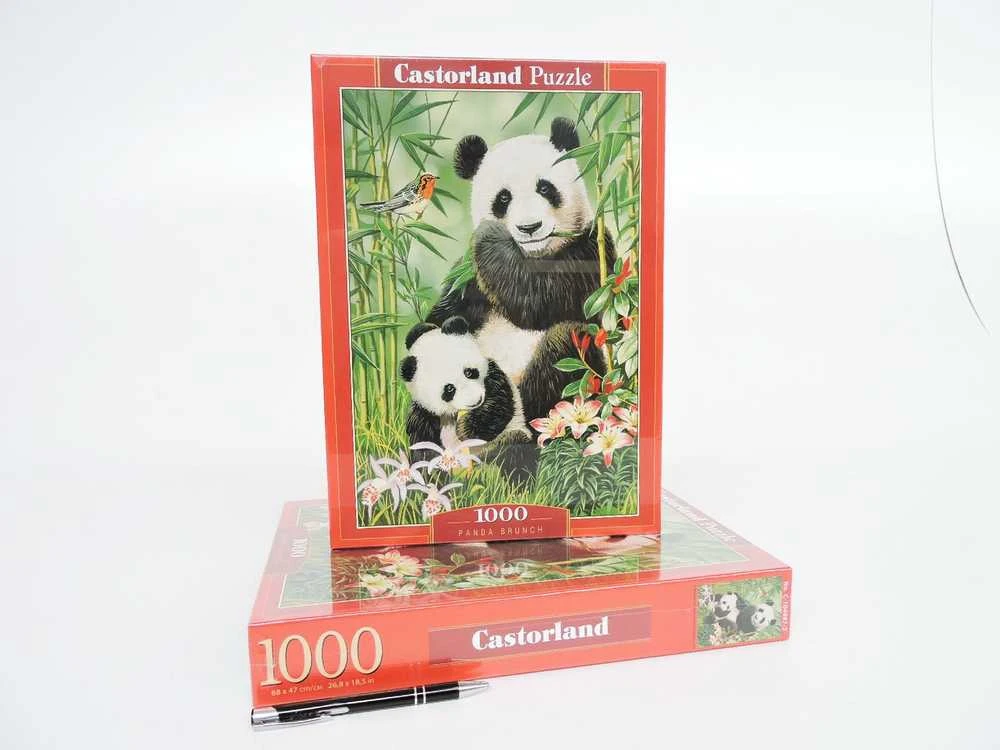 Castorland Dėlionė 1000 vnt. - Pandos priešpiečiai