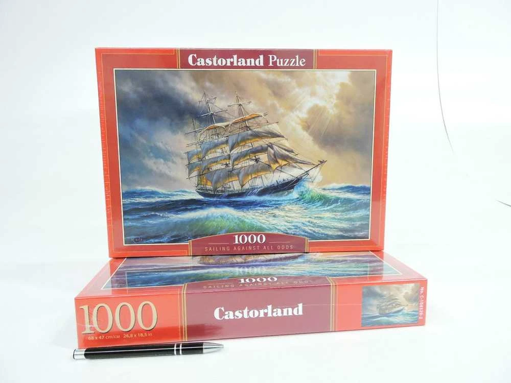 Castorland Dėlionė 1000 vnt. - Buriavimas audroje