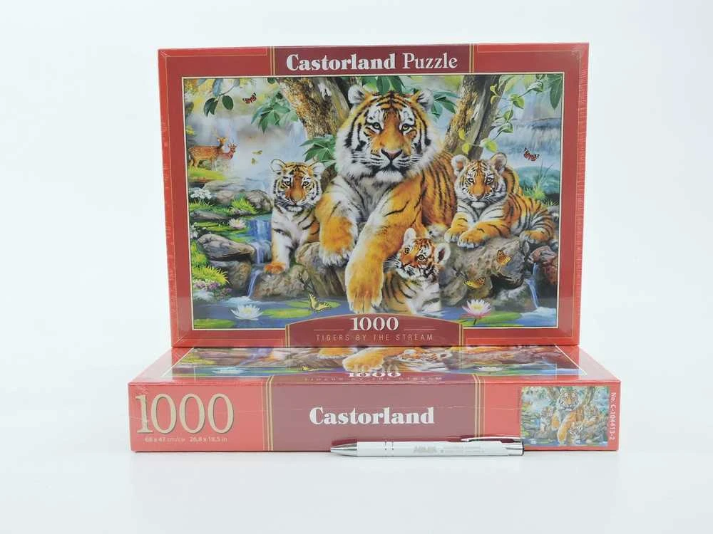 Castorland Dėlionė 1000 vnt. - Tigrai