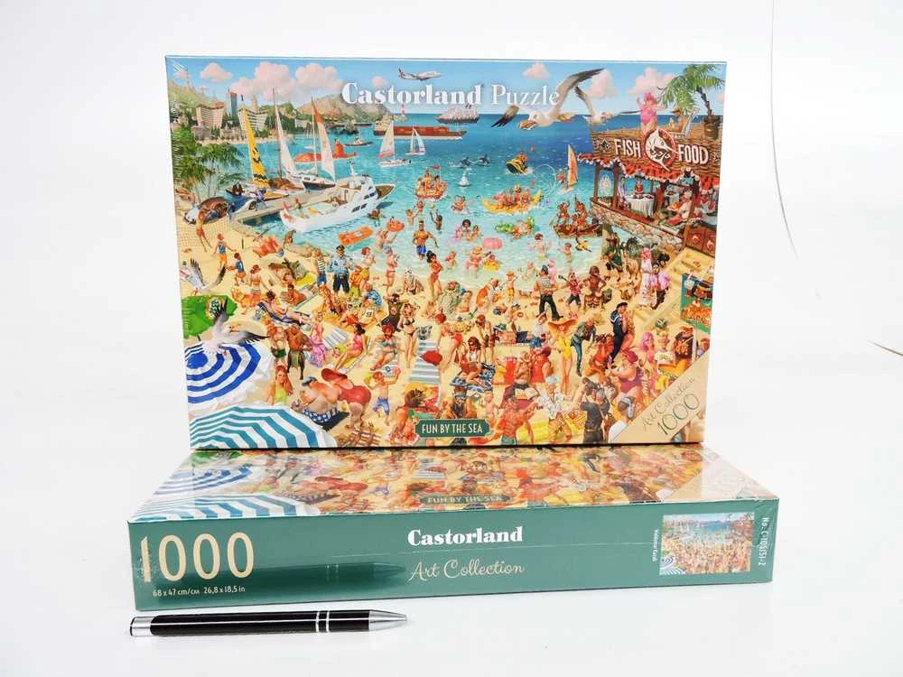 Castorland Dėlionė 1000 vnt. - Linksmybės prie jūros