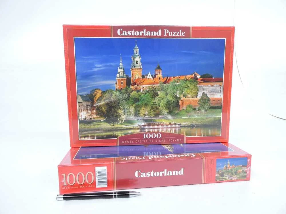 Castorland Dėlionė 1000 vnt. - Vavelio pilis naktį, Lenkija