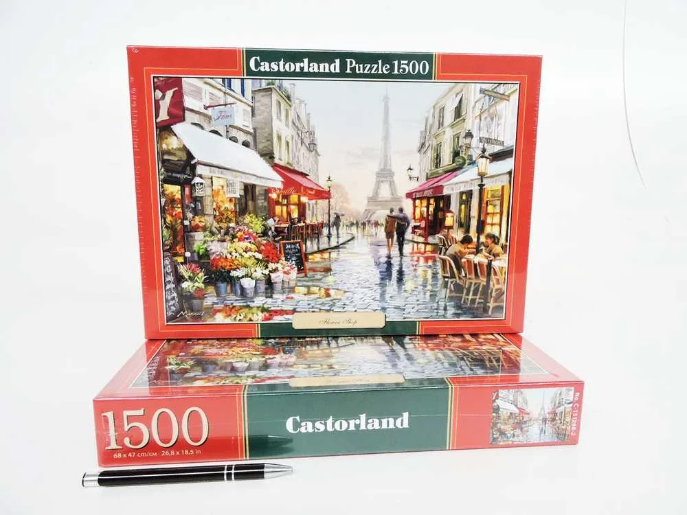 Castorland Dėlionė 1500 vnt. - Gėlių parduotuvė