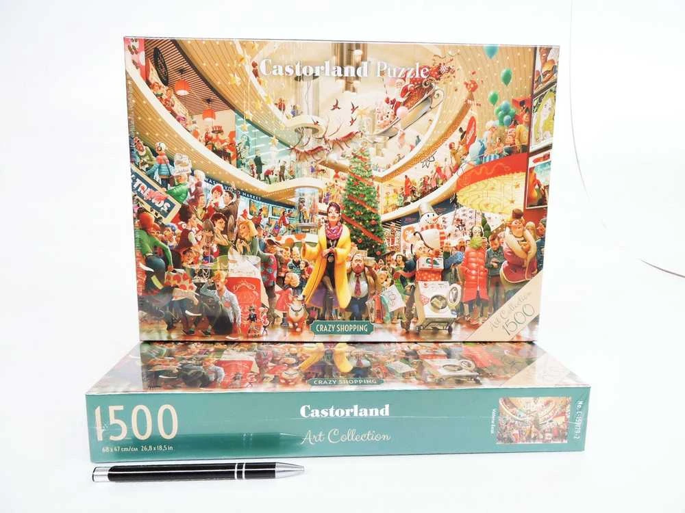Castorland Dėlionė 1500 vnt. - Pašėlęs apsipirkimas