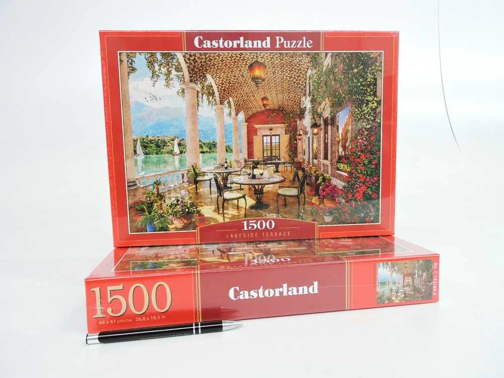 Castorland Dėlionė 1500 vnt. - Terasa prie ežero