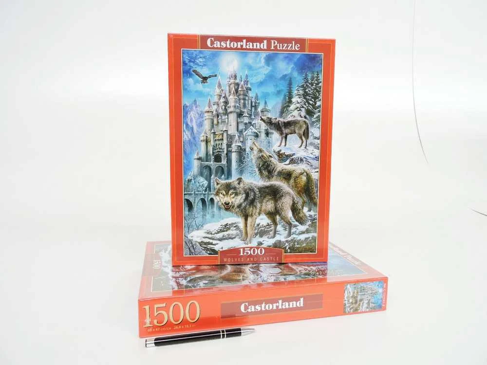 Castorland Dėlionė 1500 vnt. - Vilkai ir pilis