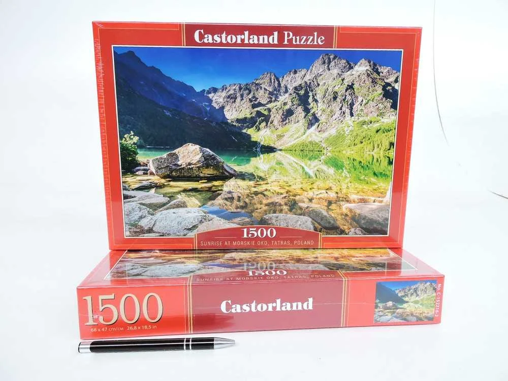 Castorland dėlionė Sunrise at Morskie Oko Tatras Poland 1500 det.