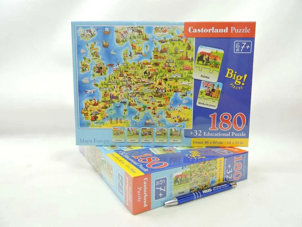 Castorland Dėlionė 180 vnt. - Europos žemėlapis