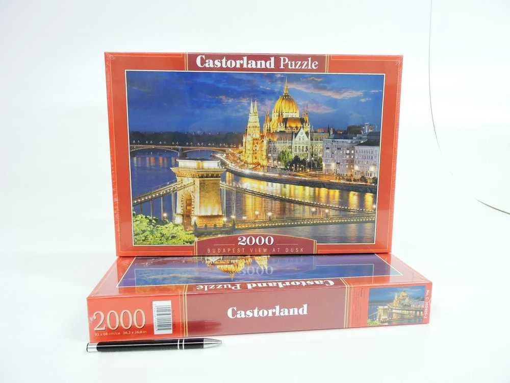 Castorland Dėlionė 2000 vnt. - Budapešto vaizdas sutemus