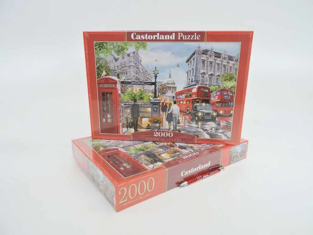 Castorland Dėlionė 2000 vnt. - Pavasaris Londone