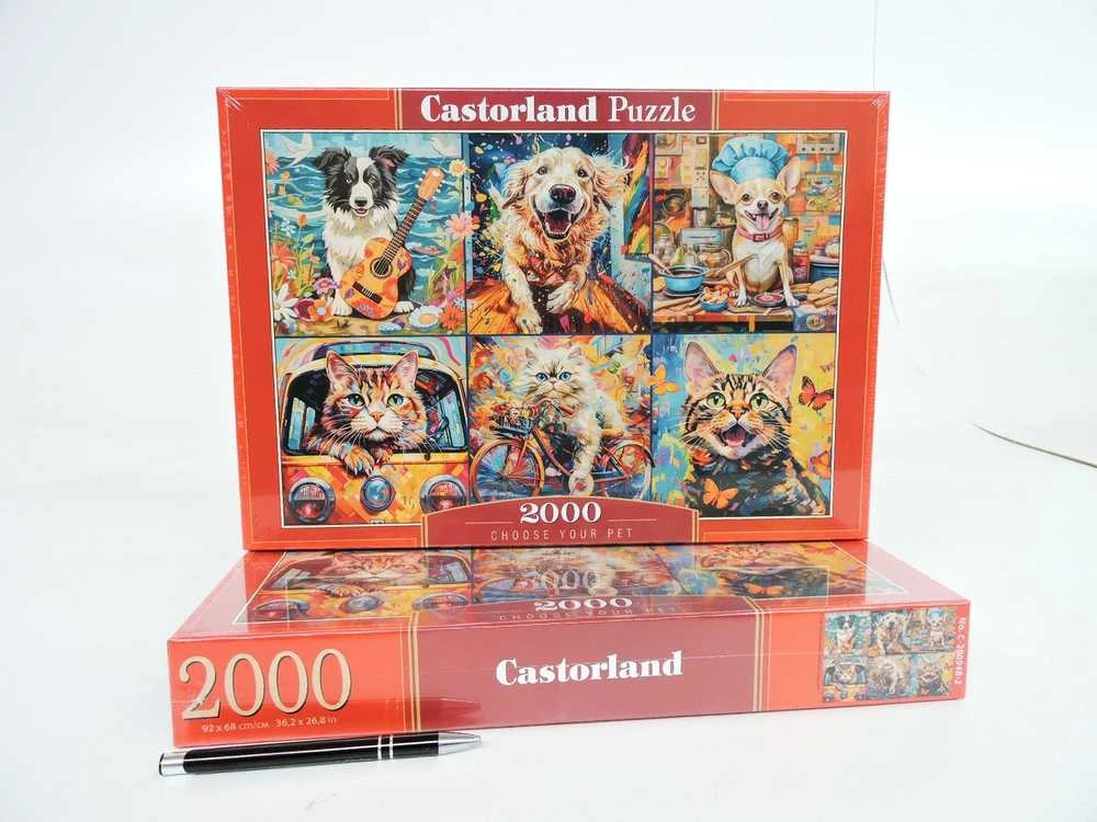 Castorland Dėlionė 2000 vnt. - Gyvūnai