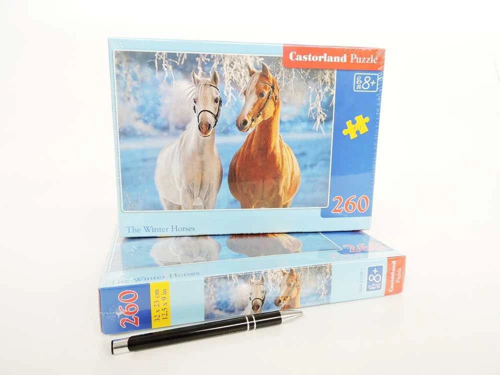 Castorland dėlionė THE WINTER HORSES 260 det.