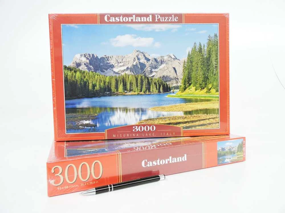 Castorland Dėlionė 3000 vnt. - Misurinos ežeras, Italija