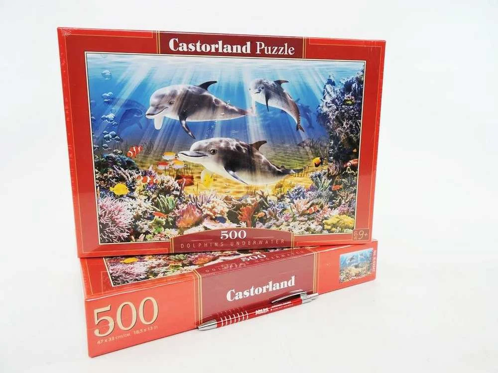 Castorland Dėlionė 500 vnt. - Delfinai po vandeniu