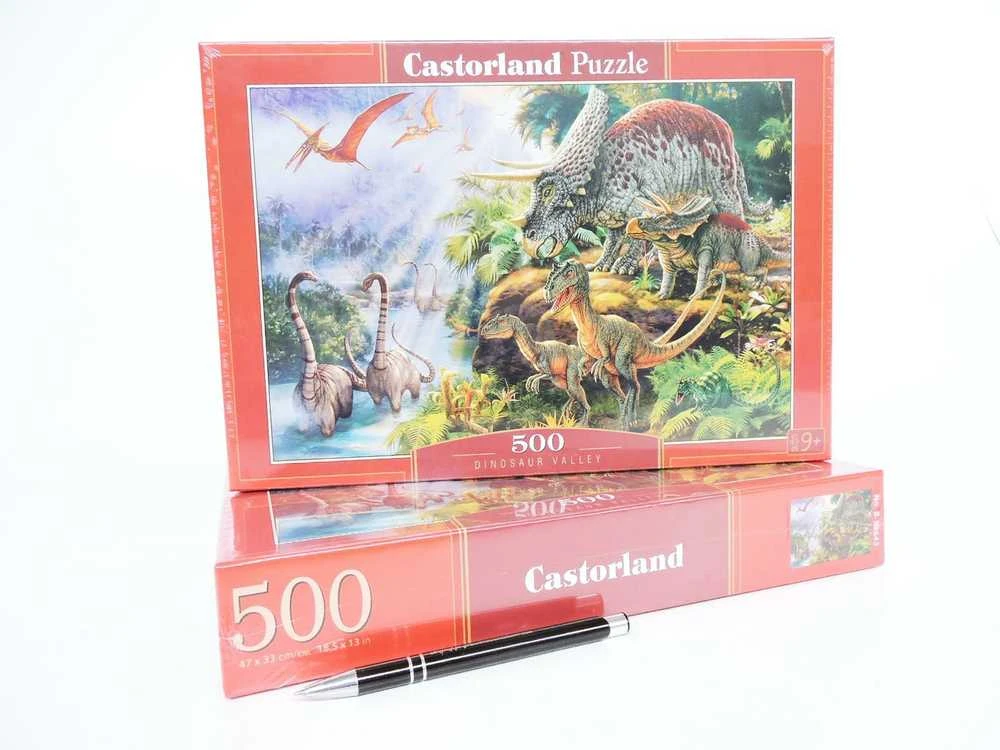 Castorland Dėlionė 500 vnt. - Dinozaurų slėnis