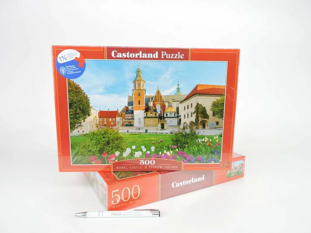 Castorland Dėlionė 500 vnt. - Vavelio karališkoji pilis Krokuva, Lenkija