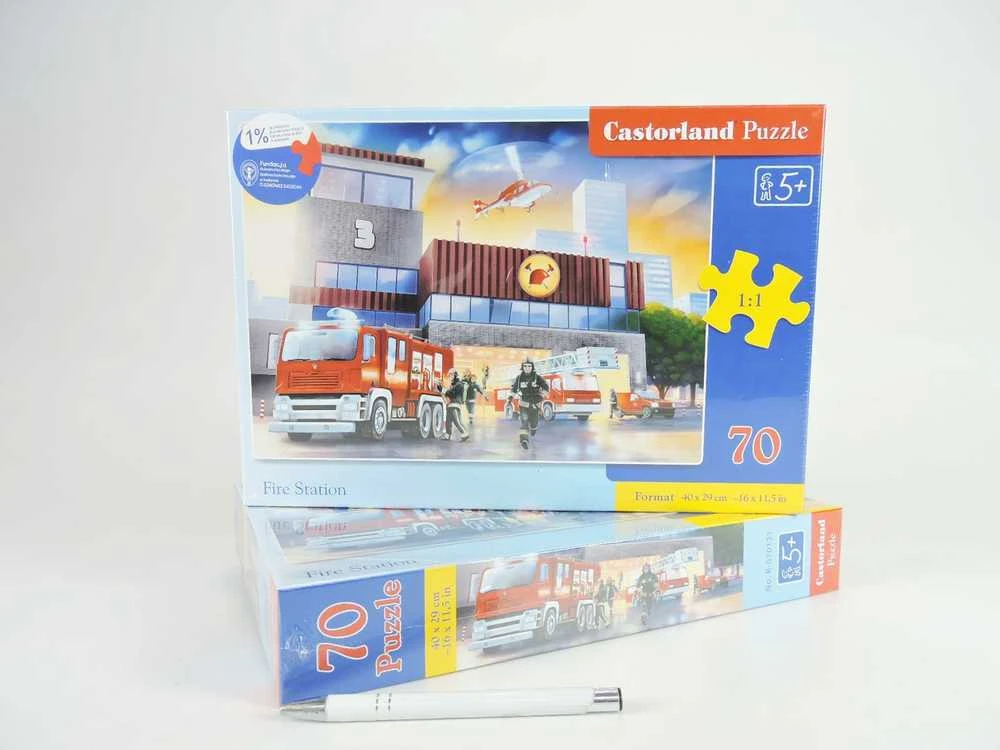 Castorland Dėlionė 70 vnt. - Gaisrinės stotis