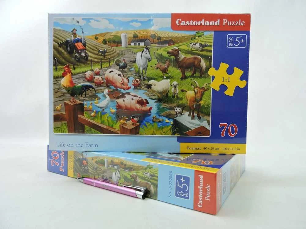 Castorland Dėlionė 70 vnt. - Gyvenimas ūkyje