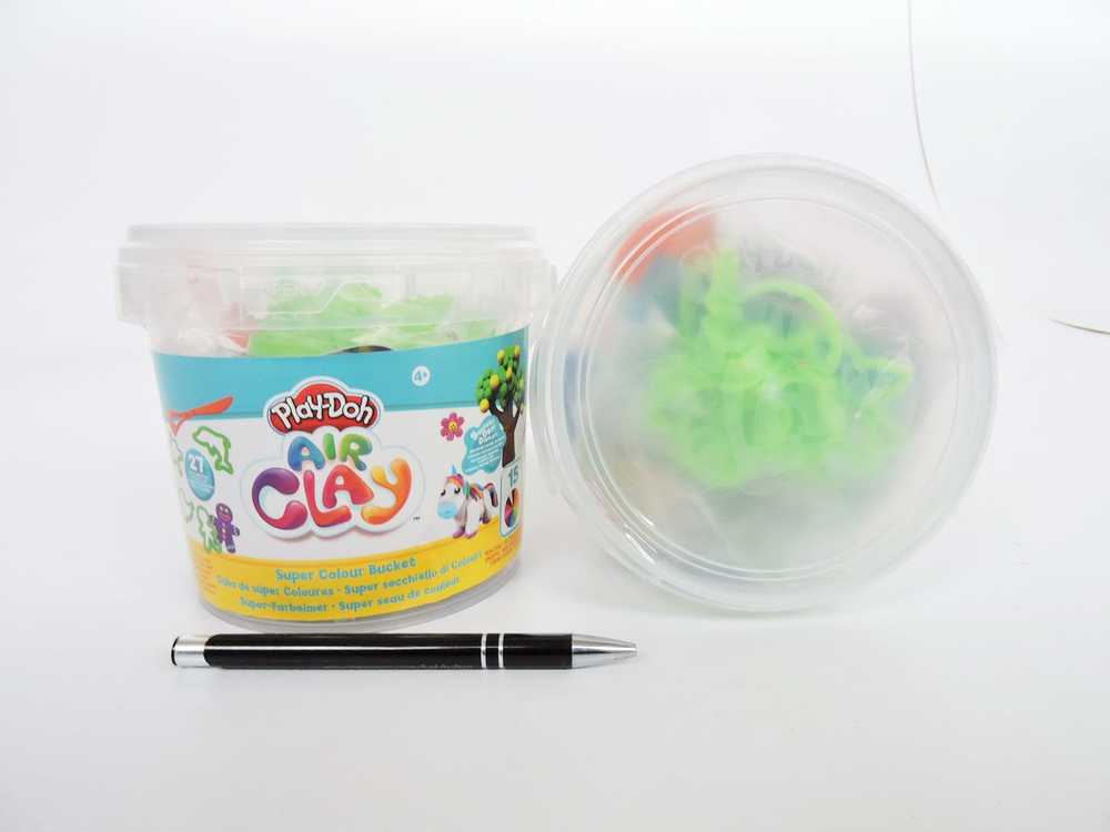 Play-doh Air Clay 2 rinkiniai: spalvota masė, formelės, volelis