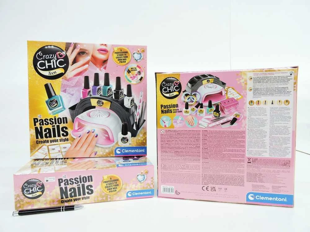 Manikiūro rinkinys Clementoni Crazy Chic 50852 vaikams nuo 8 metų