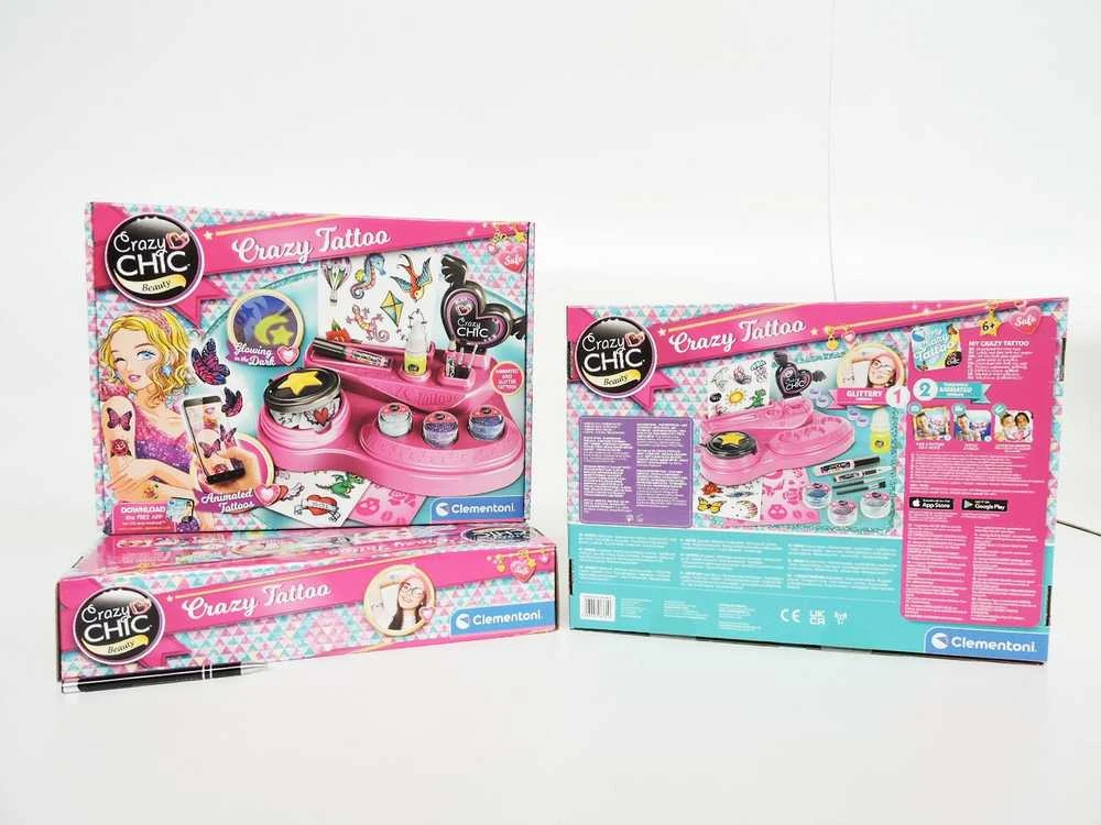 Clementoni Crazy Chic Crazy Tatuiruotės 18771