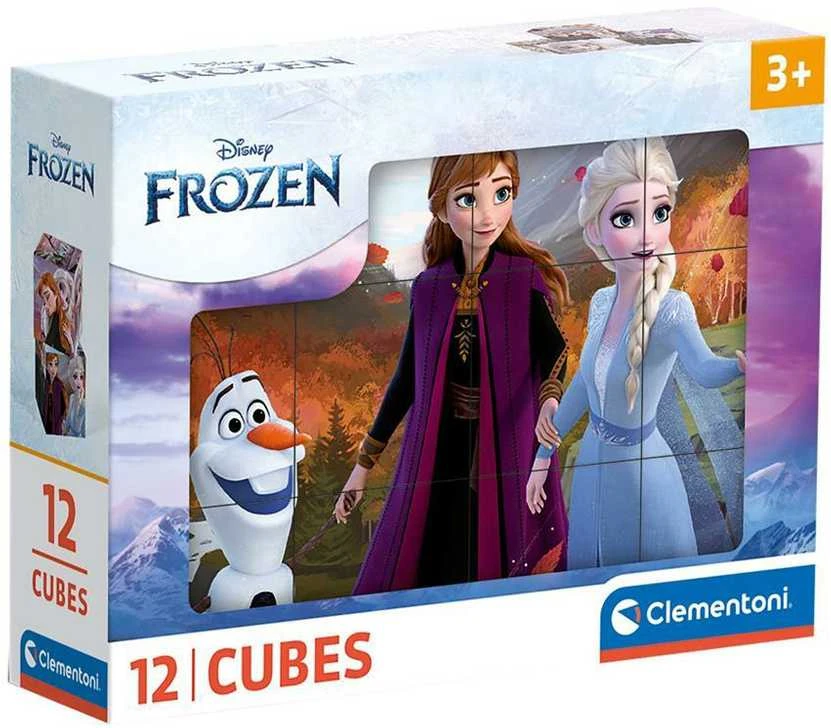 Clementoni CLE Cubi klocki 12 Frozen 41192