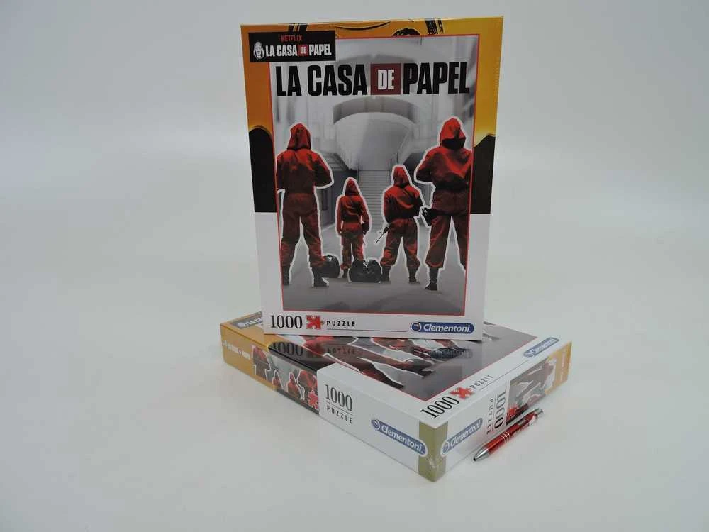 Clementoni Dėlionė 1000 vnt. - „Netflix La Casa de Papel“: Popieriaus namai