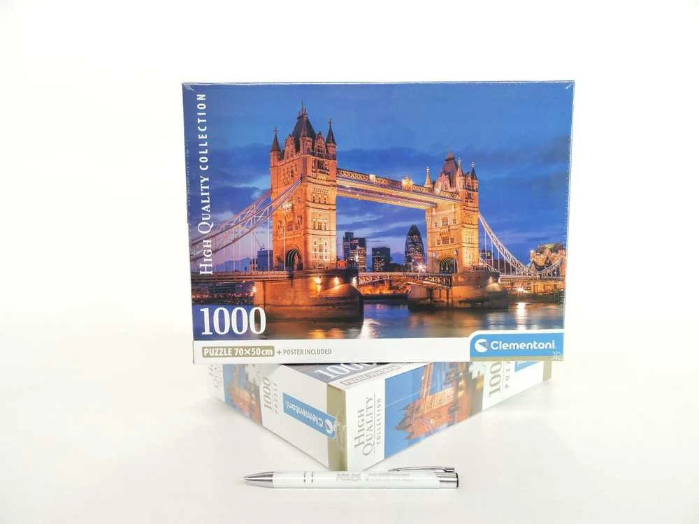 Clementoni Dėlionė 1000 vnt. - Tauerio tiltas naktį (Tower Bridge)