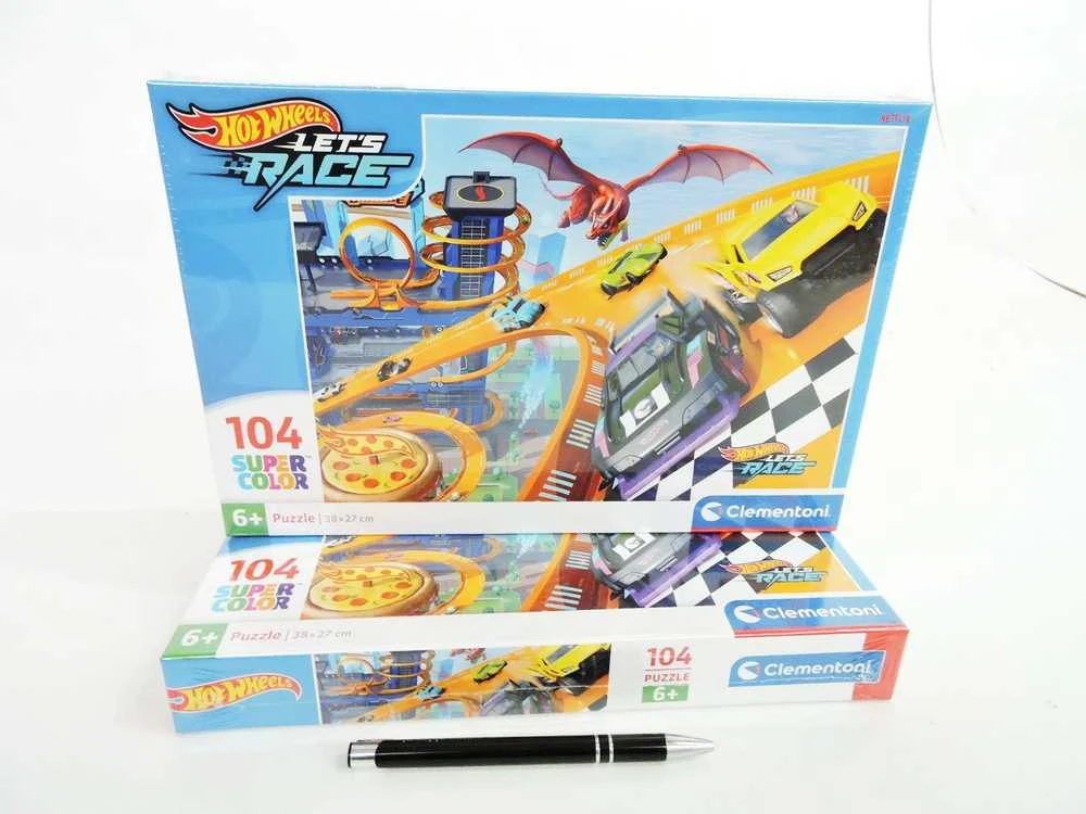 Clementoni Dėlionė 104 vnt. - Hot Wheels