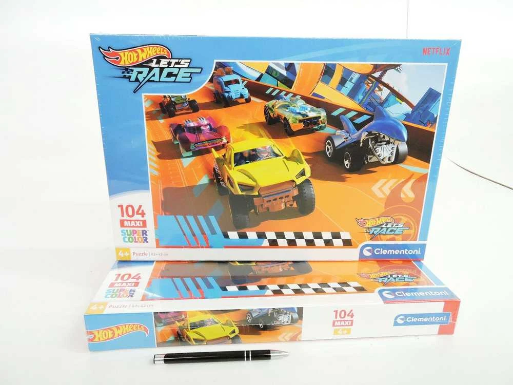 Clementoni Dėlionė 104 vnt. - Hot Wheels